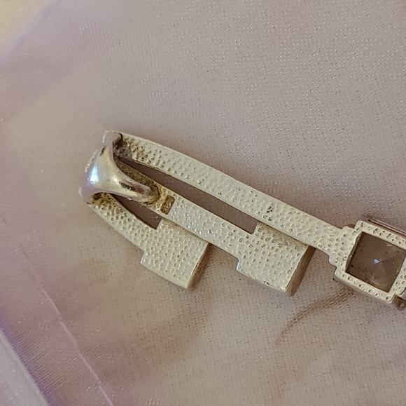 Silver and cz pendant - Picture 3 of 3